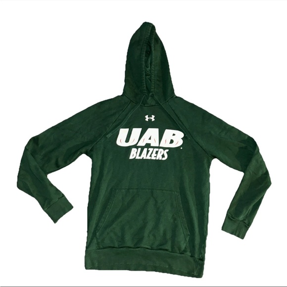 Under Armour Other - UAB Blazers Under Armour  Green Mens ColdGear Hoodie Small